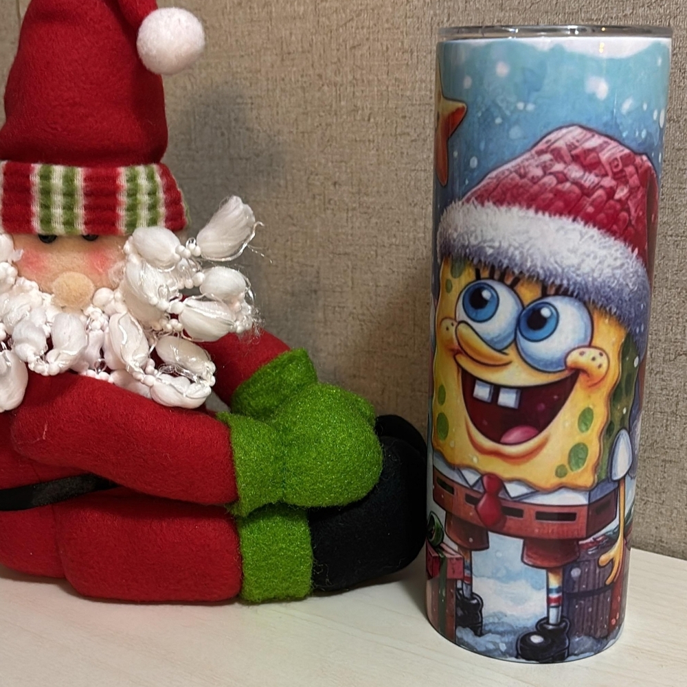 SpongeBob Christmas Tumbler 20oz